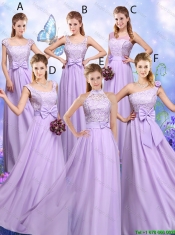 New Style Laced and Bowknot Dama Dresses with Square