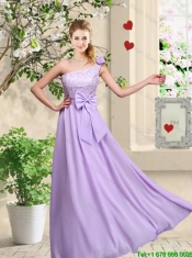 Popular Laced and Bowknot Junior Dresses with Empire