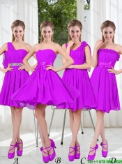Pretty Sweetheart Beading Short Prom Dresses in Purple