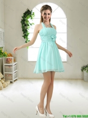 Wonderful Hand Made Flowers Junior Dresses in Apple Green