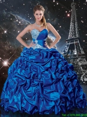 Sophisticated Sweetheart Detachable Quinceanera Dresses with Beading and Pick Ups