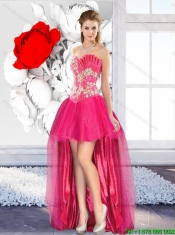 Beaded and Ruffles Inexpensive Detachable Quinceanera Dresses