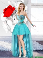 Modest Beaded Detachable Quinceanera Dresses with Sweetheart