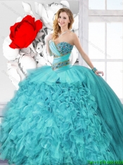 Modest Beaded Detachable Quinceanera Dresses with Sweetheart