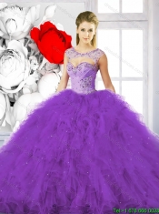 Exclusive Sweetheart Quinceanera Gowns with Beading and Ruffles