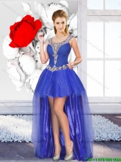 Perfect Ball Gown Beaded Detachable Quinceanera Dresses with Scoop