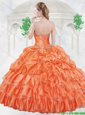 2016 Beading Quinceanera Dresses with Ruffled Layers