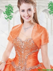2016 Beading Quinceanera Dresses with Ruffled Layers