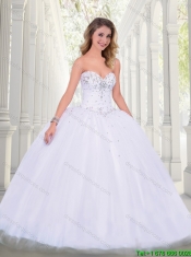 2016 Spring Best Selling Beading Sweetheart Quinceanera Dresses