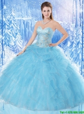 Beautiful Beading and Ruffles Quinceanera Dresses for 2016