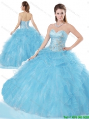 Beautiful Beading and Ruffles Quinceanera Dresses for 2016