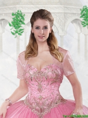 Beautiful Sweetheart Tulle Quinceanera Dresses with Beading