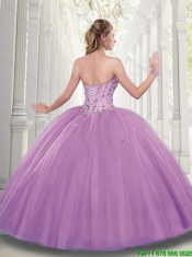 Cheap Ball Gown Beading Quinceanera Dresses with Sweetheart