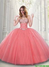 Cheap Ball Gown Beading Quinceanera Dresses with Sweetheart