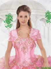 Cheap Beading and Ruffles Sweet 16 Dresses with Straps for Summer