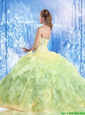 Classical Ball Gown Beading Sweet 16 Dresses with Strapless