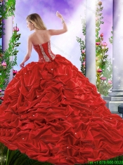 Elegant Beading and Pick Ups Quinceanera Dresses in Navy Blue 243.21