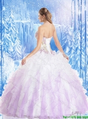 Exclusive Ruffles and Beading Sweet 16 Gowns in Multi Color