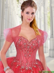 Exclusive Sweetheart Appliques and Beading Quinceanera Dresses