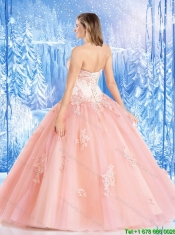 Exquisite 2016 Appliques Quinceanera Dresses with Beading