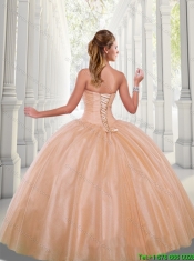 Inexpensive Ball Gown Beading Quinceanera Gowns