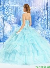 Latest Sweetheart Quinceanera Dresses with Ruffled Layers