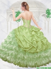 Newest Sweetheart Beading Pink Quinceanera Gowns for 2016