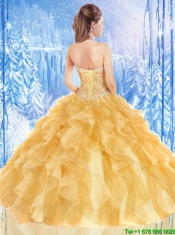 Newest Sweetheart Beading Quinceanera Gowns with Lace Up