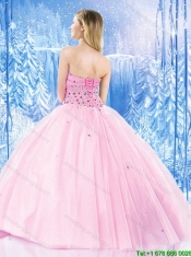 Perfect Baby Pink Quinceanera Dresses with Beading