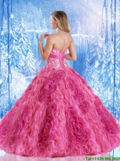 Perfect Rolling Flowers Quinceanera Gowns in Multi Color