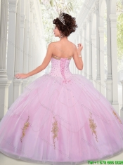 Perfect Sweetheart Quinceanera Gowns with Beading and Appliques