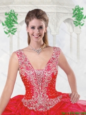 Popular Strapless Beading Sweet 16 Dresses with Ruffled Layers