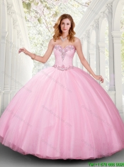 Popular Sweetheart Ball Gown Sweet 16 Dresses with Beading