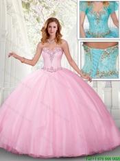 Popular Sweetheart Ball Gown Sweet 16 Dresses with Beading