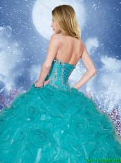 Popular Sweetheart Quinceanera Gowns with Beading and Ruffles