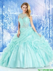 Pretty Sweetheart Beading Quinceanera Gowns with Pick Ups