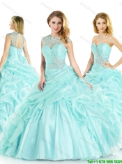 Pretty Sweetheart Beading Quinceanera Gowns with Pick Ups