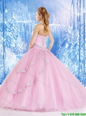 Romantic Beading Sweetheart Quinceanera Gowns with Lace Up