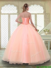 Beautiful Appliques and Beading Sweet 16 Dresses with Sweetheart