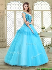 Beautiful One Shoulder Sweet 16 Dresses with Lace and Appliques
