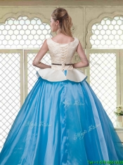 Classical Ball Gown Scoop Quinceanera Dresses with Beading