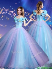 Gorgeous Off the Shoulder Quinceanera Dresses in Multi Color