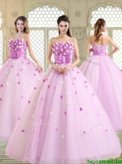 New Arrivals 2016 Straps Quinceanera Dresses with Strapless