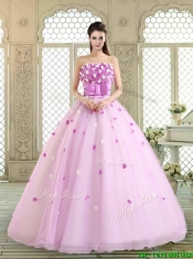 New Arrivals 2016 Straps Quinceanera Dresses with Strapless