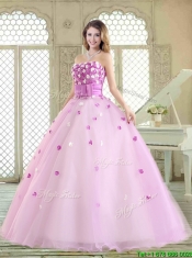 New Arrivals 2016 Straps Quinceanera Dresses with Strapless