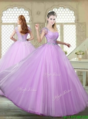 Perfect Ball Gown Scoop Quinceanera Gowns with Appliques