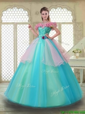 Perfect Off the Shoulder Quinceanera Dresses in Multi Color