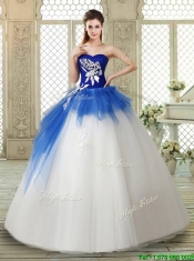 Popular Sweetheart Beading Quinceanera Gowns with Zipper Up