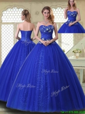Pretty Ball Gown Sweetheart Quinceanera Dresses in Royal Blue Pretty Ball Gown Sweetheart Quinceanera Dresses in Royal Blue