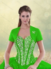 2016 Gorgeous Multi Color Quinceanera Dresses with Brush Train